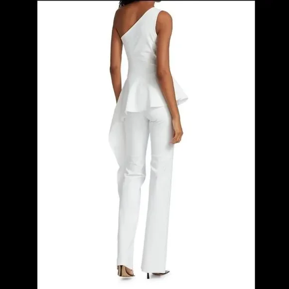 Chiara Boni Kincso Ruffled Peplum Jumpsuit US 10 $750